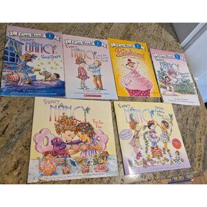 Lot of 5 Books Fancy Nancy  O'Connor & Pinkalicious